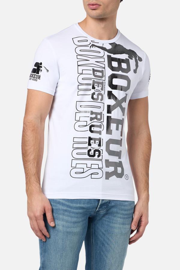 T-Shirt White Con Logo  White-Metal