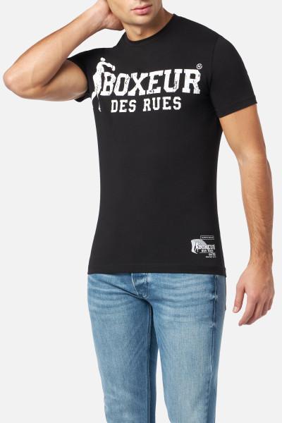 T-Shirt Iconica Black con logo White