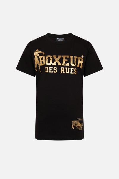 T-Shirt Iconica Kids Nera e Oro
