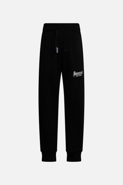 Pantalone Graficato In Stile Chicano Black