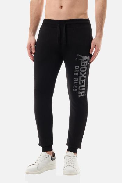 Pantalone Logo Black-Titanium