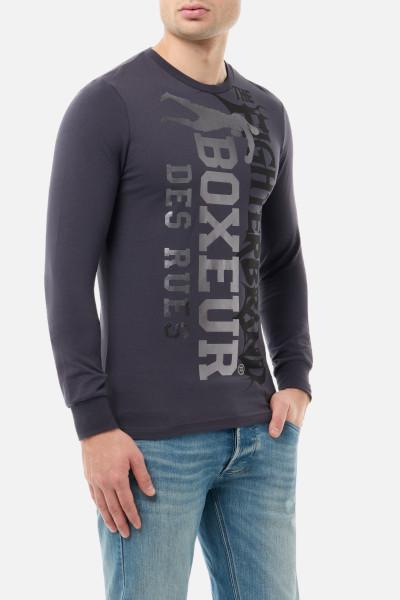 T-Shirt A Manica Lunga Antracite