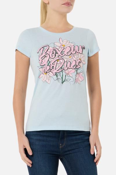 T-Shirt Graficata Sky Blue